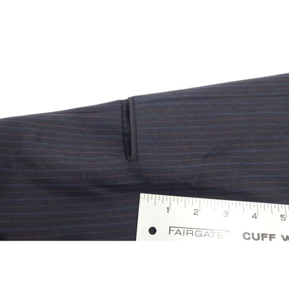 Hickey Freeman Sport Coat Navy Striped Men's 46-48 - Picture 14 of 15